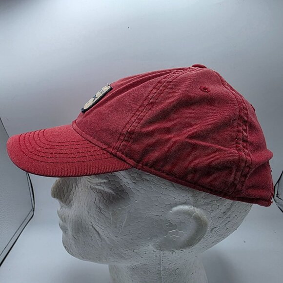 Legacy 92 Mantoloking Adjustable Red Baseball Cap Embroidered Whale Logo Hat - Picture 2 of 9